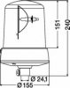 DAF 0906549 Rotating Beacon